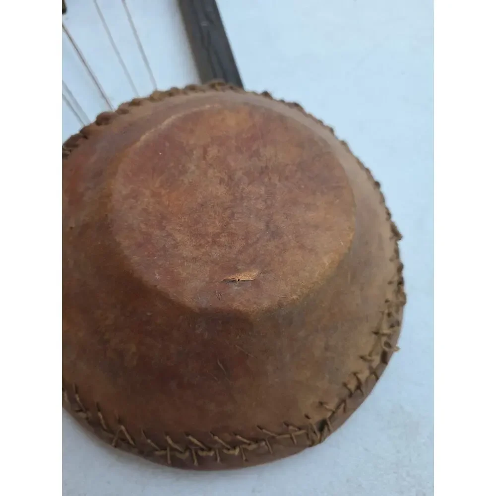 Vintage African Ethiopian String Musical Instrument Folkart